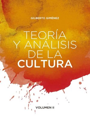 cover image of Teoría y análisis de la cultura